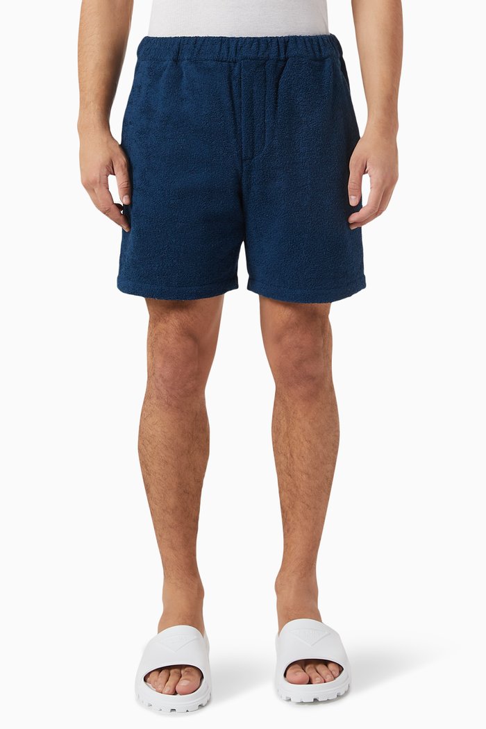 Shorts in Cotton Terry, Blue