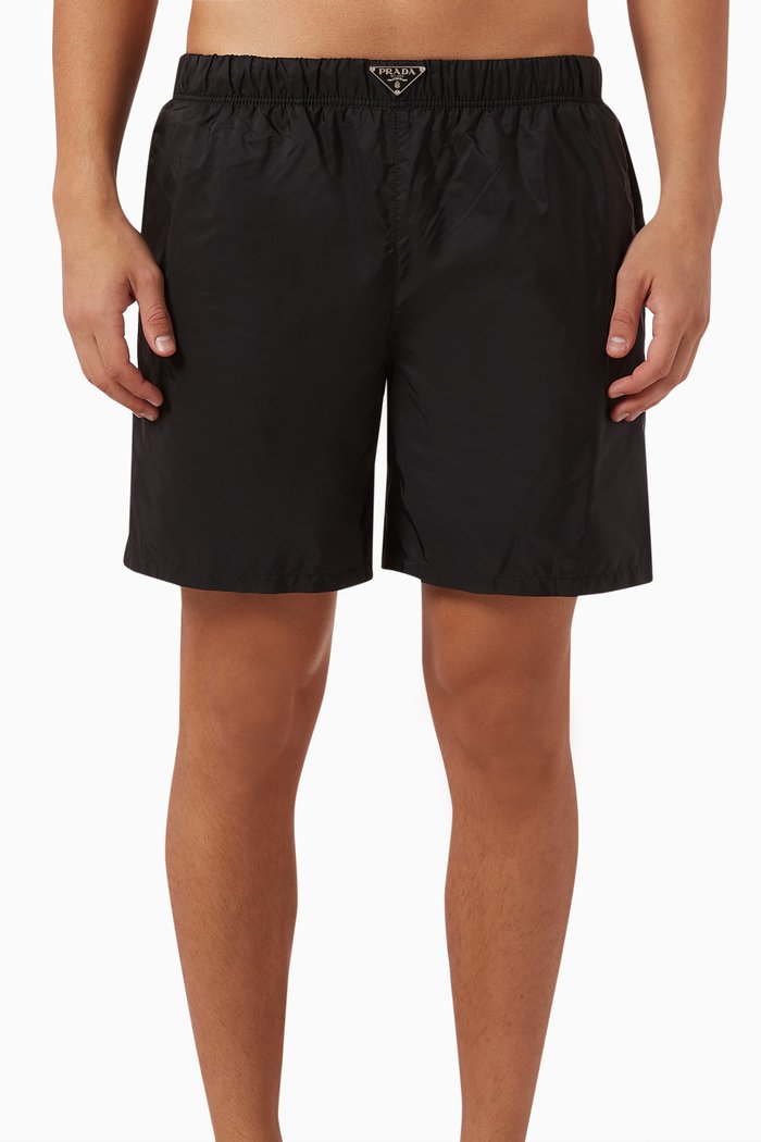 

Swim Shorts in Recycled Nylon, Black
