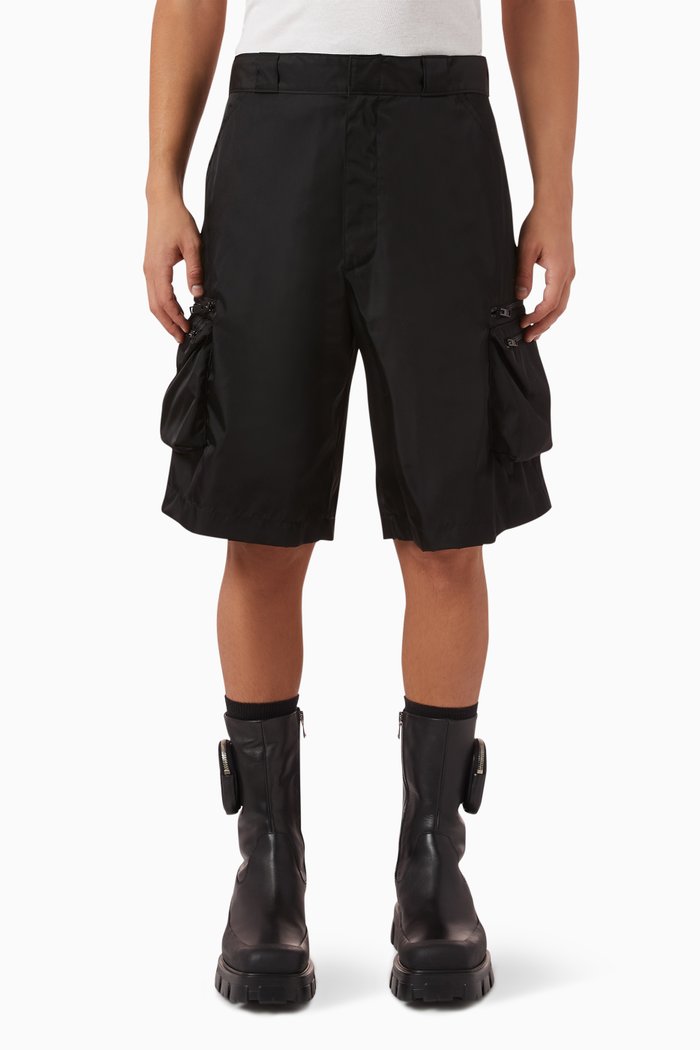 

Cargo Shorts in Re-Nylon, Black