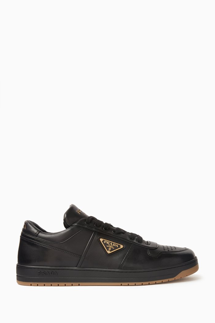 

Downtown Low-top Sneakers in Leather, Black