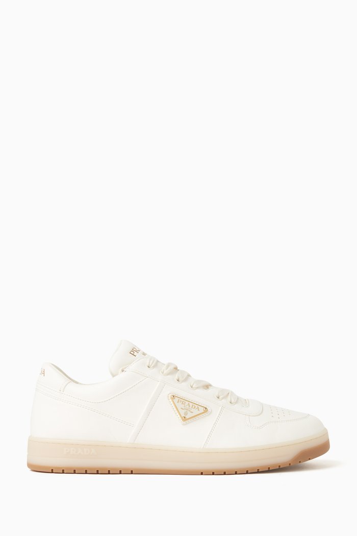 

Downtown Low-top Sneakers in Leather, Neutral