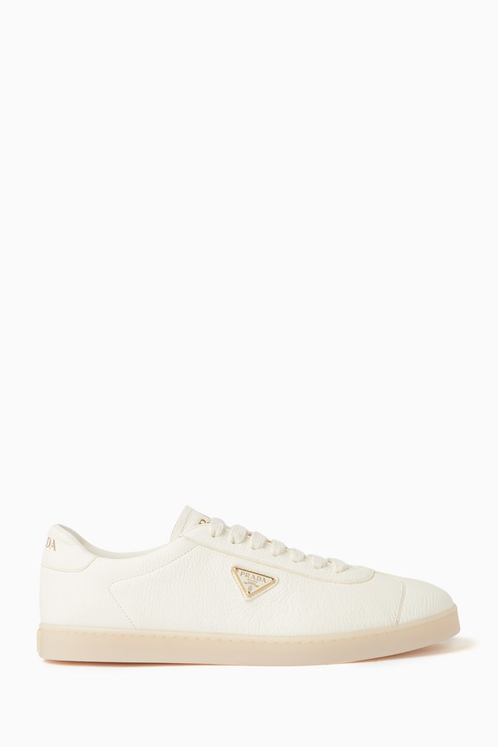 

Lane Sneakers in Leather, Neutral