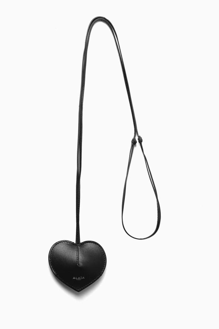 

Le Couer Cloche in Calfskin Leather, Black