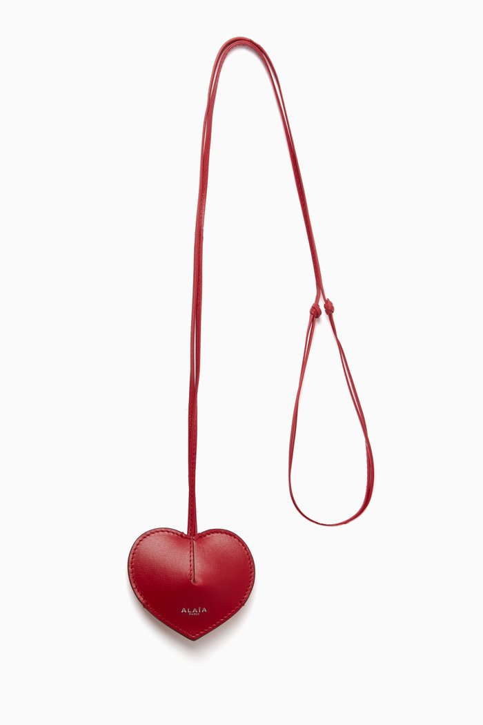 

Le Couer Cloche in Calfskin Leather, Red