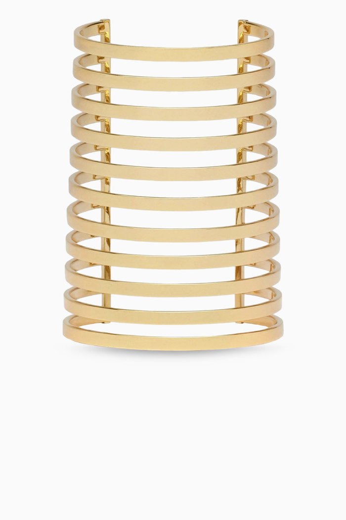 

Angelica Bangle in Brass, Gold