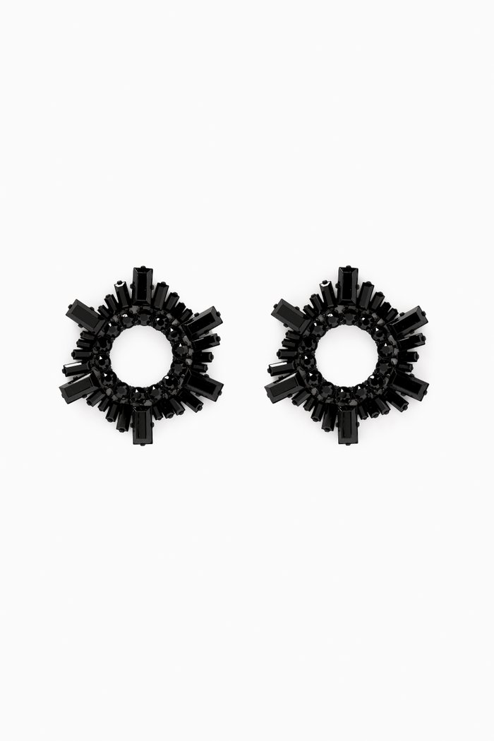 

Mini Begum Crystal-embellished Earrings, Black
