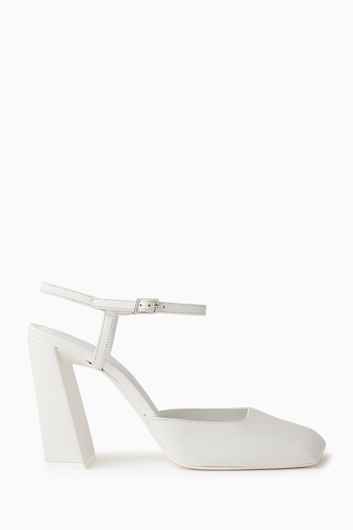 

Charlotte 95 Pumps in Patent Nappa, White