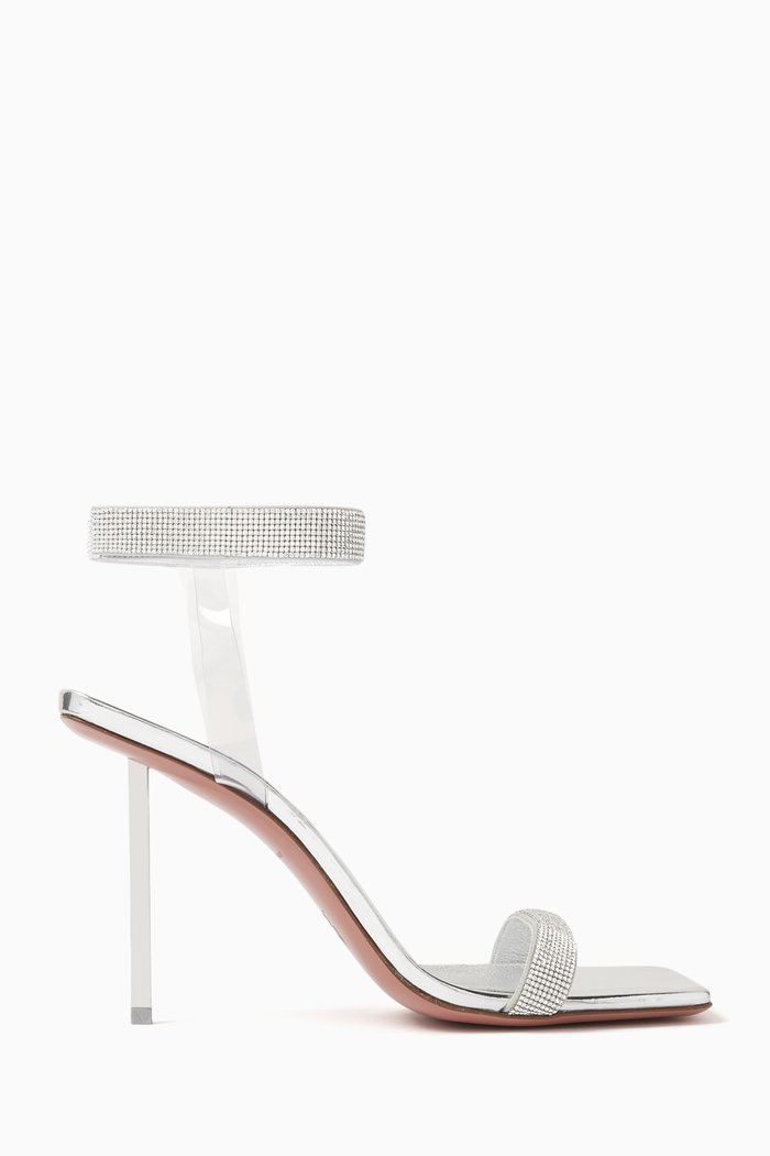

Rih 95 Crystals Sandals in PVC, Silver