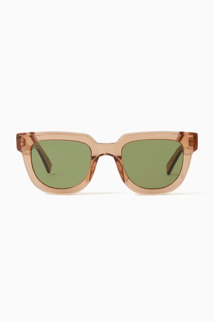 

Serio D-frame Sunglasses in Acetate, Green
