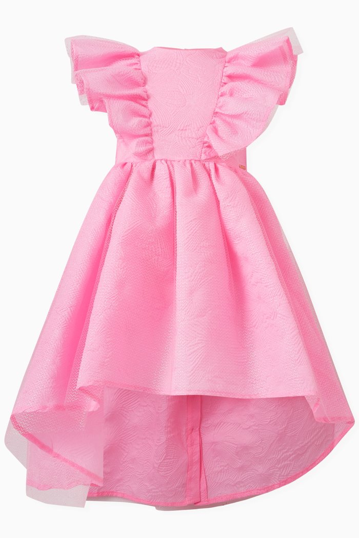 

Ruffled Front Dress, Pink
