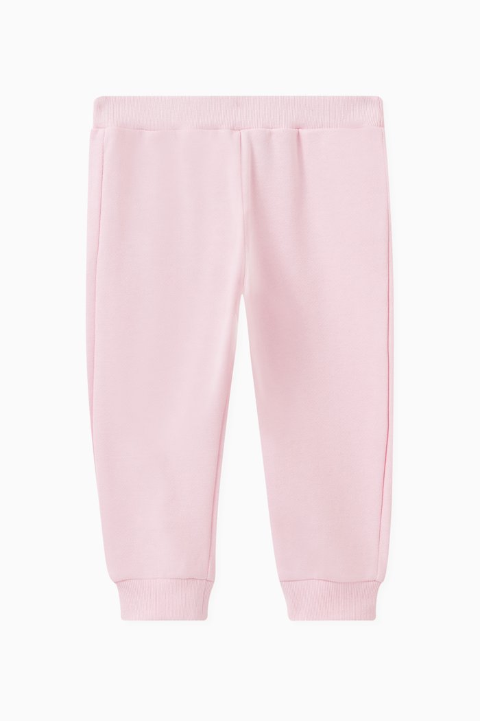 

Logo-patch Sweatpants in Cotton, Pink