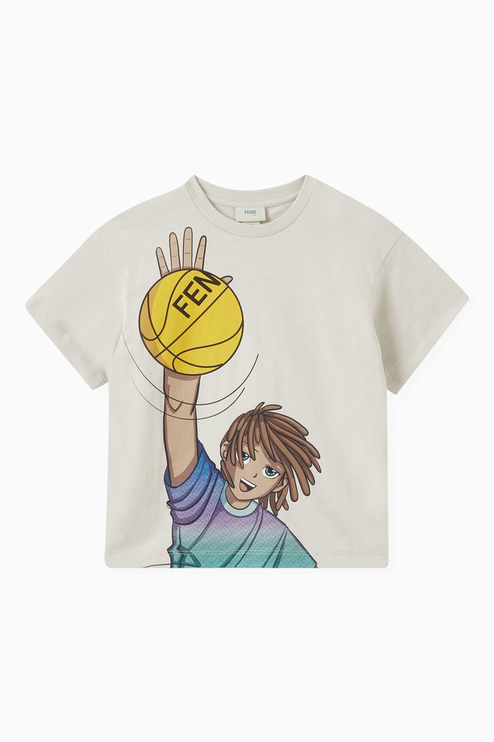 

Manga-Basketball T-shirt in Jersey, Neutral