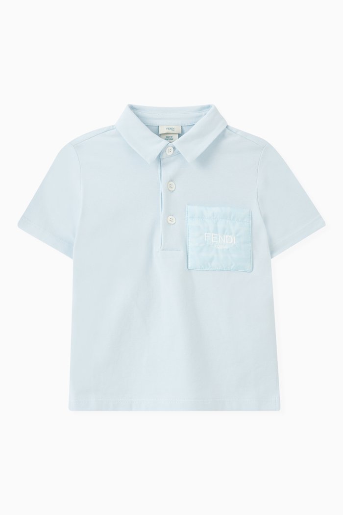 

Polo Shirt in Cotton-jersey, Blue