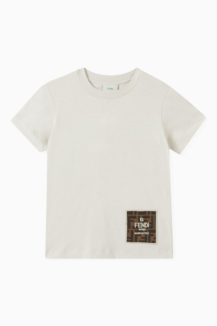 

Logo Tag T-Shirt in Cotton, Neutral