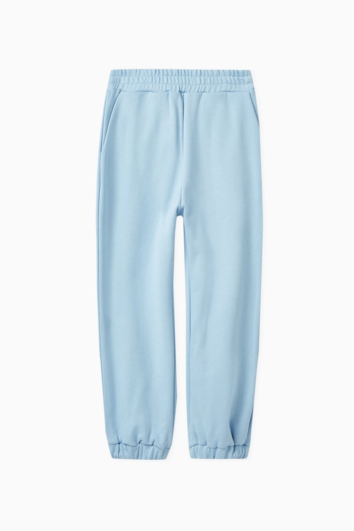 

Logo Patch Pants in Cotton-fleece, Blue