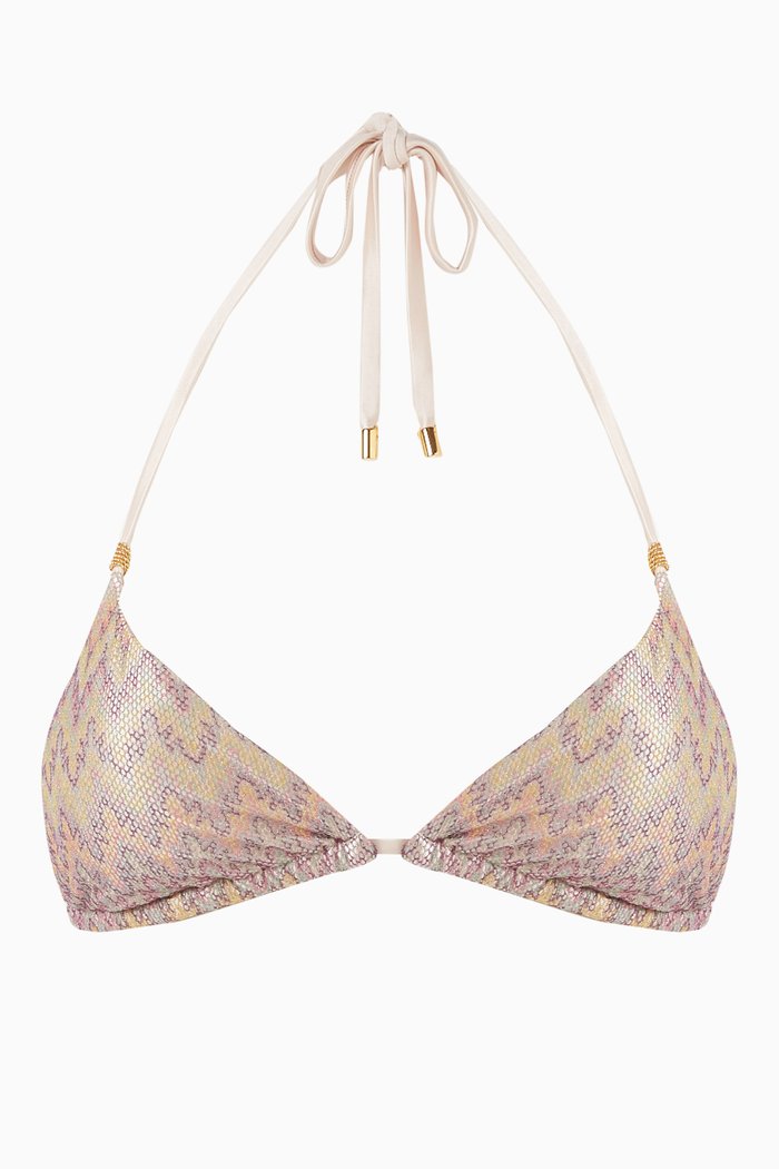 Triangle Bikini Top, Multicolour