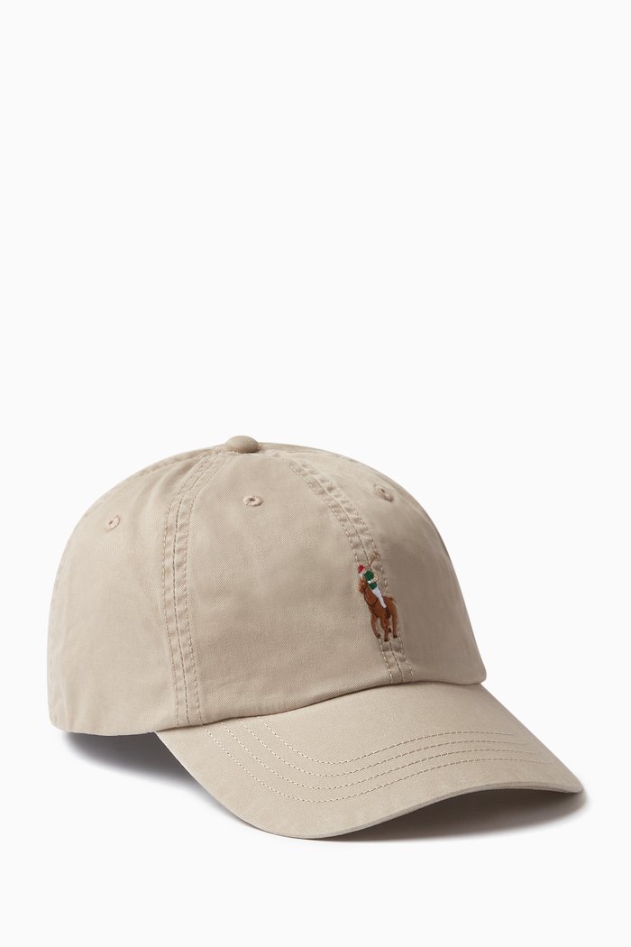 

Ball Cap in Stretch-cotton Twill, Neutral