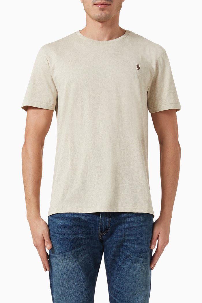

Logo T-shirt in Cotton, Neutral