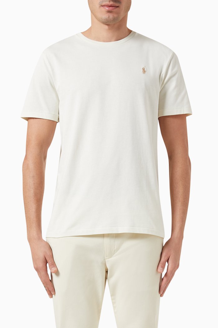 

Logo T-Shirt in Cotton, Neutral