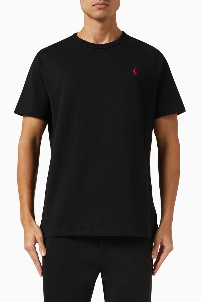 

Logo T-shirt in Cotton Jersey, Black