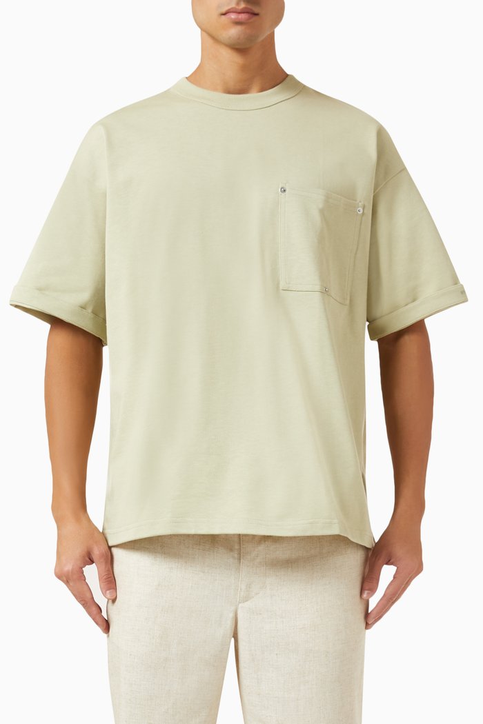 

Relaxed T-shirt in Heavy Jersey, Green