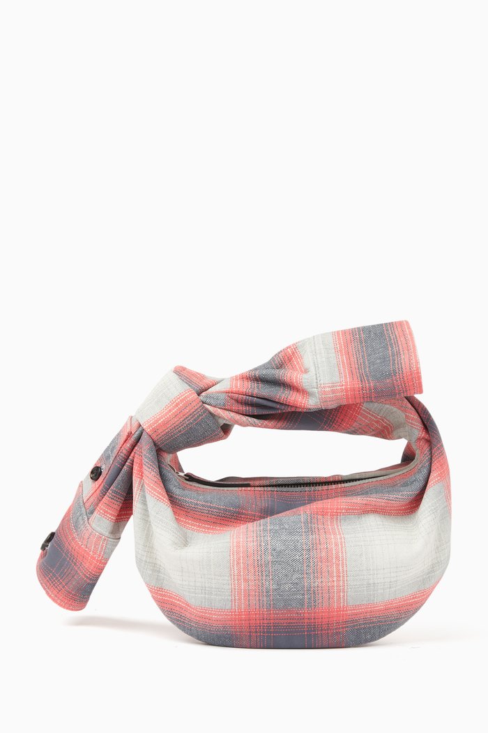 

Mini Jodie Printed Top-handle Bag in Leather, Multicolour