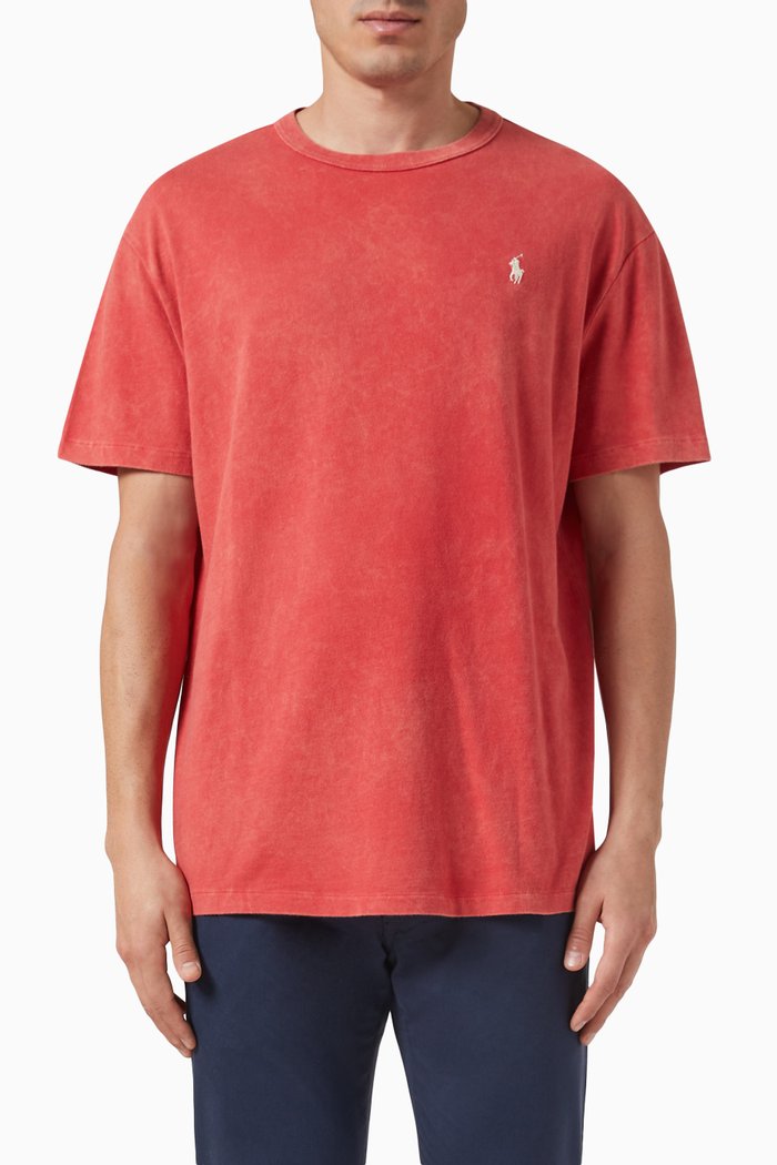

Classic Fit T-shirt in Cotton, Red
