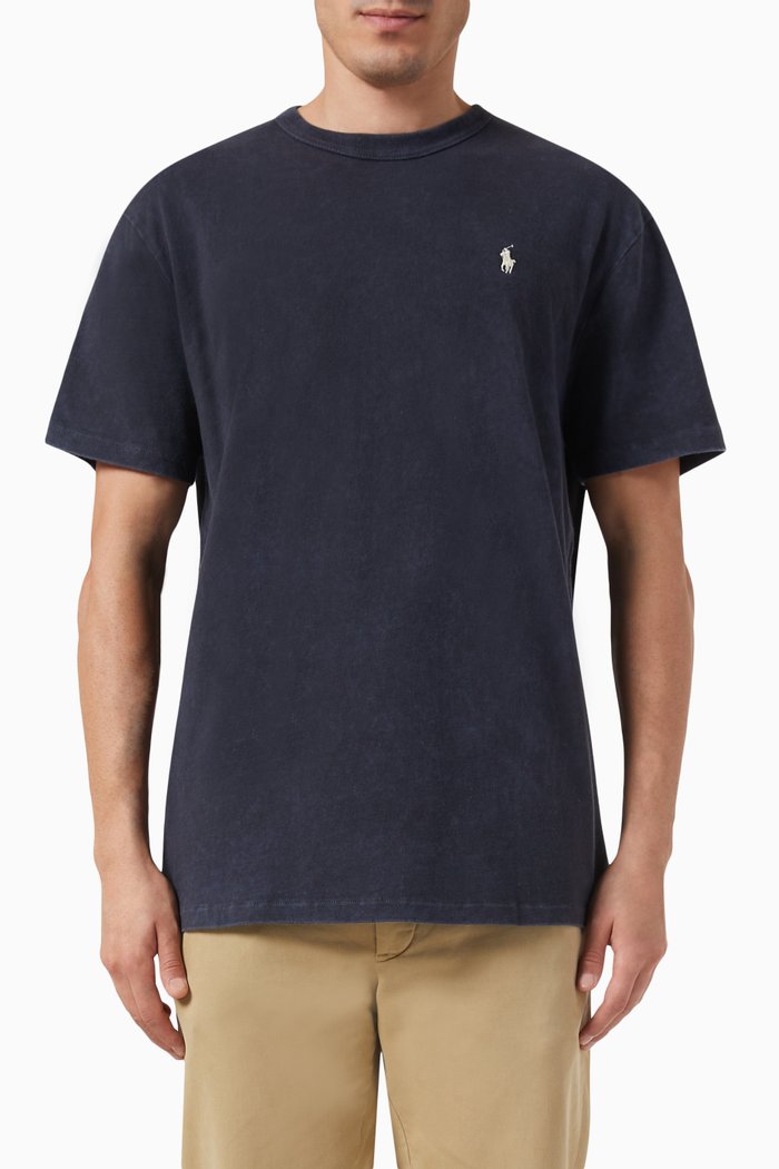 Classic Fit T-shirt in Cotton, Black