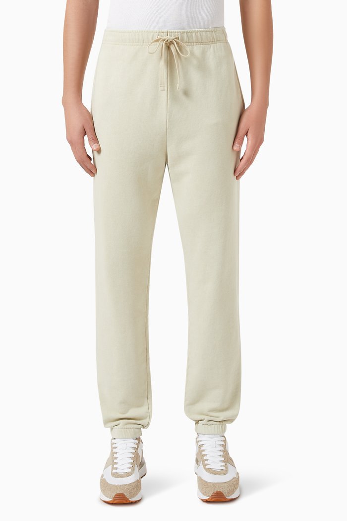 

Logo Joggers in Cotton Blend Jersey Fleece, Neutral