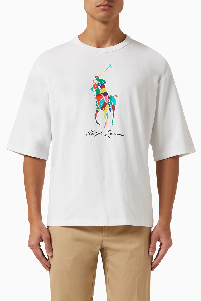 

Big Pony T-shirt in Cotton Jersey, White