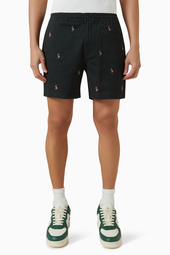 

Polo Prepster Shorts in Stretch Cotton, Black