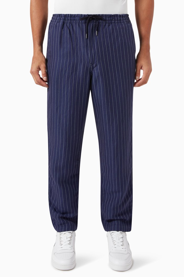 

Prepster Pants in Linen-blend, Blue