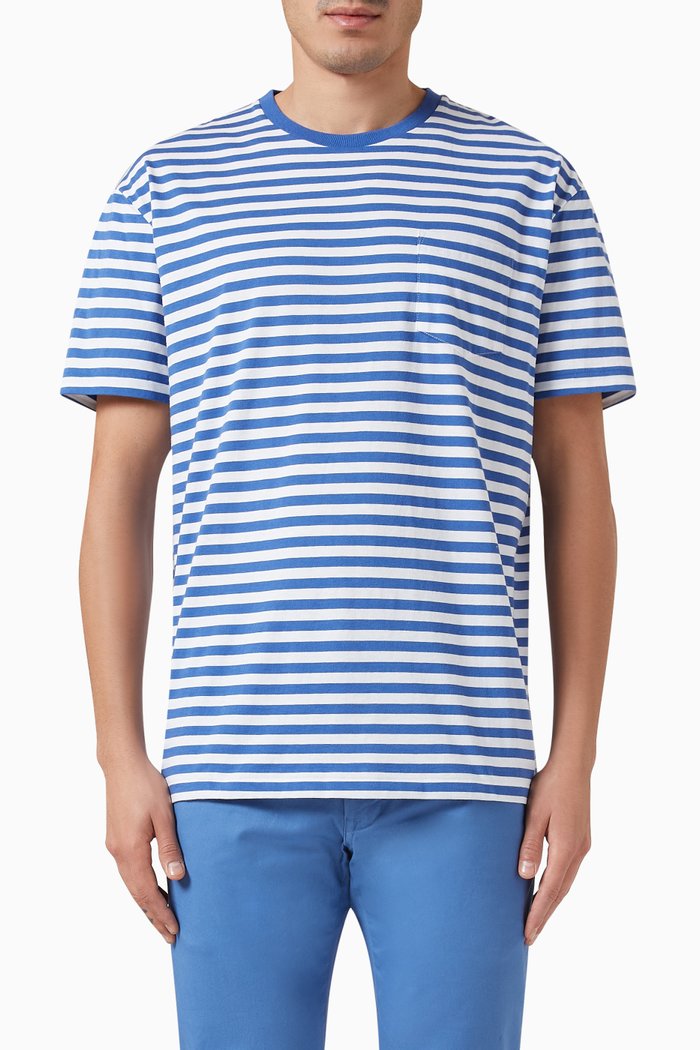 

Logo T-Shirt in Cotton, Blue