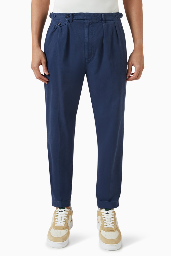 

Tennis Pants in Cotton, Blue