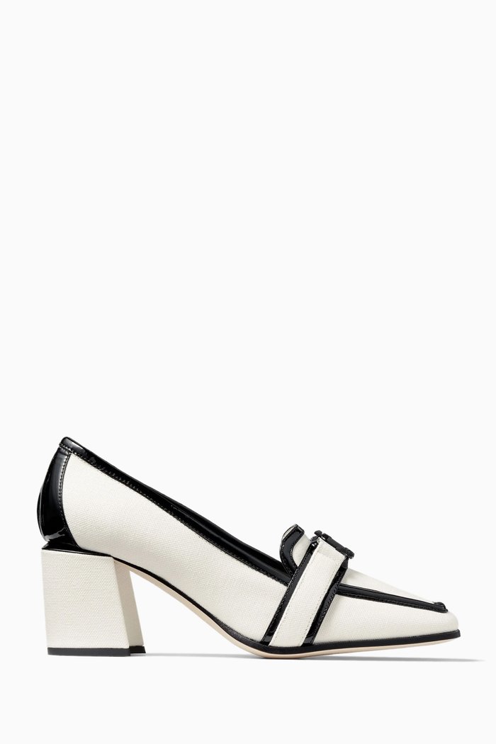 

Evin 65 Loafers in Leather, White