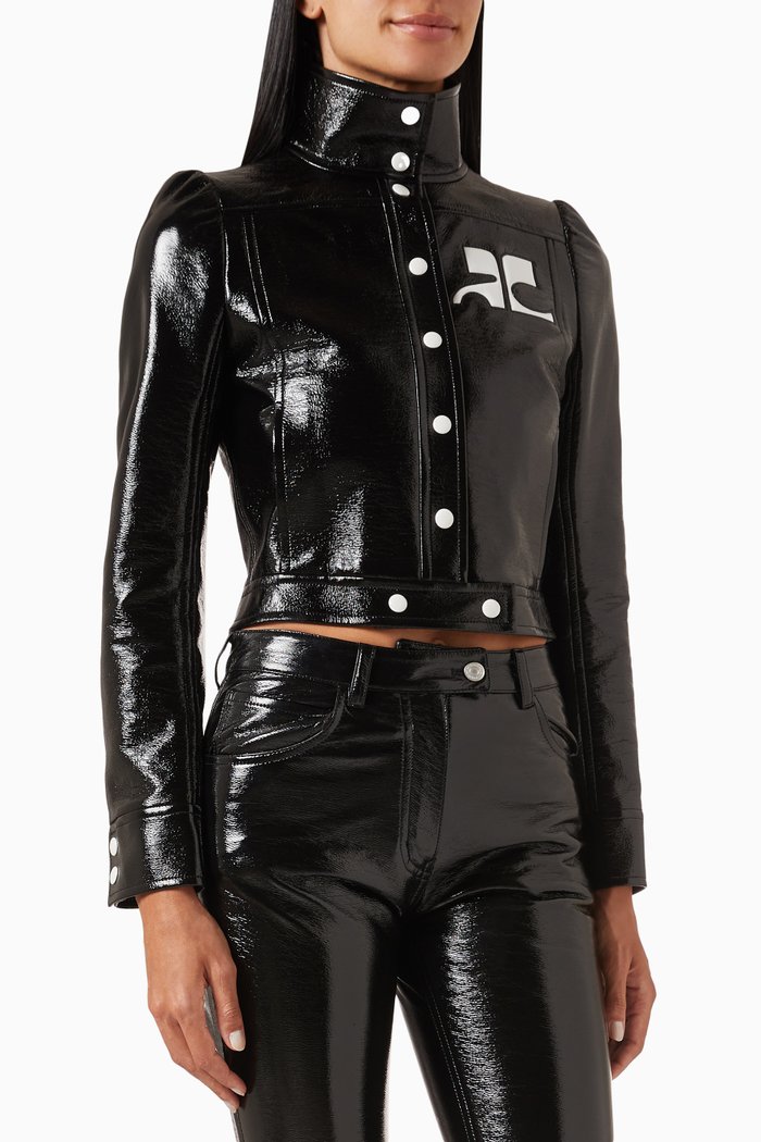 

Reedition Jacket in Vinyl, Black