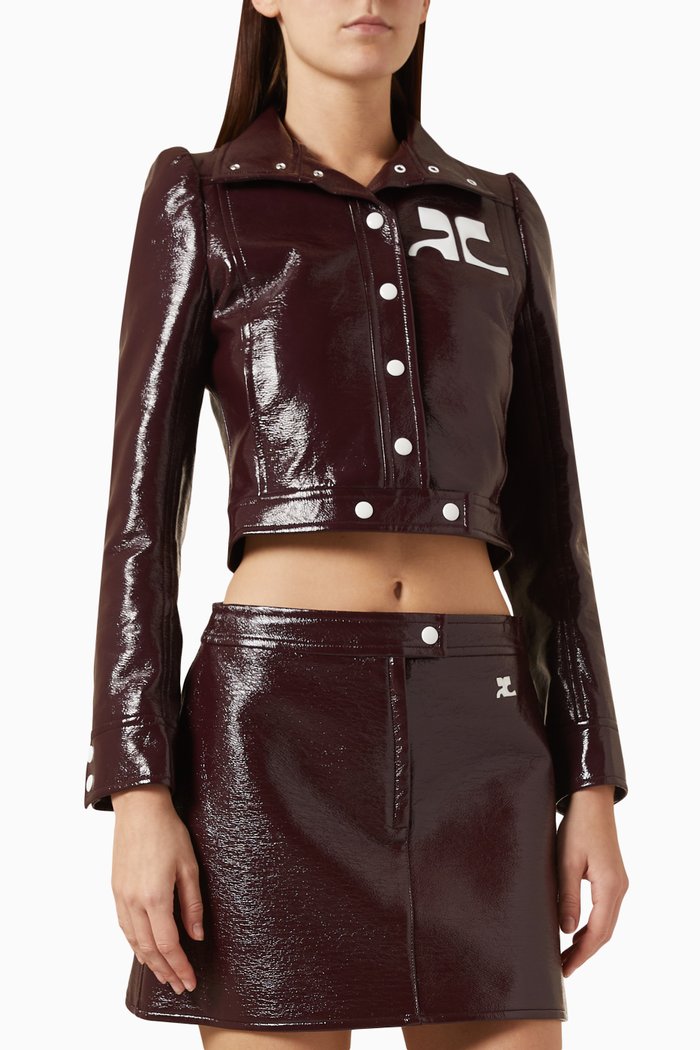 

Reedition Jacket in Vinyl, Red