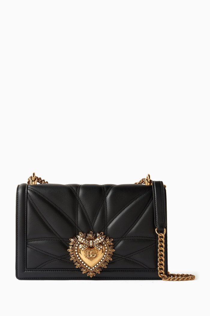 

Large Devotion Bag in Quilted Nappa, Black