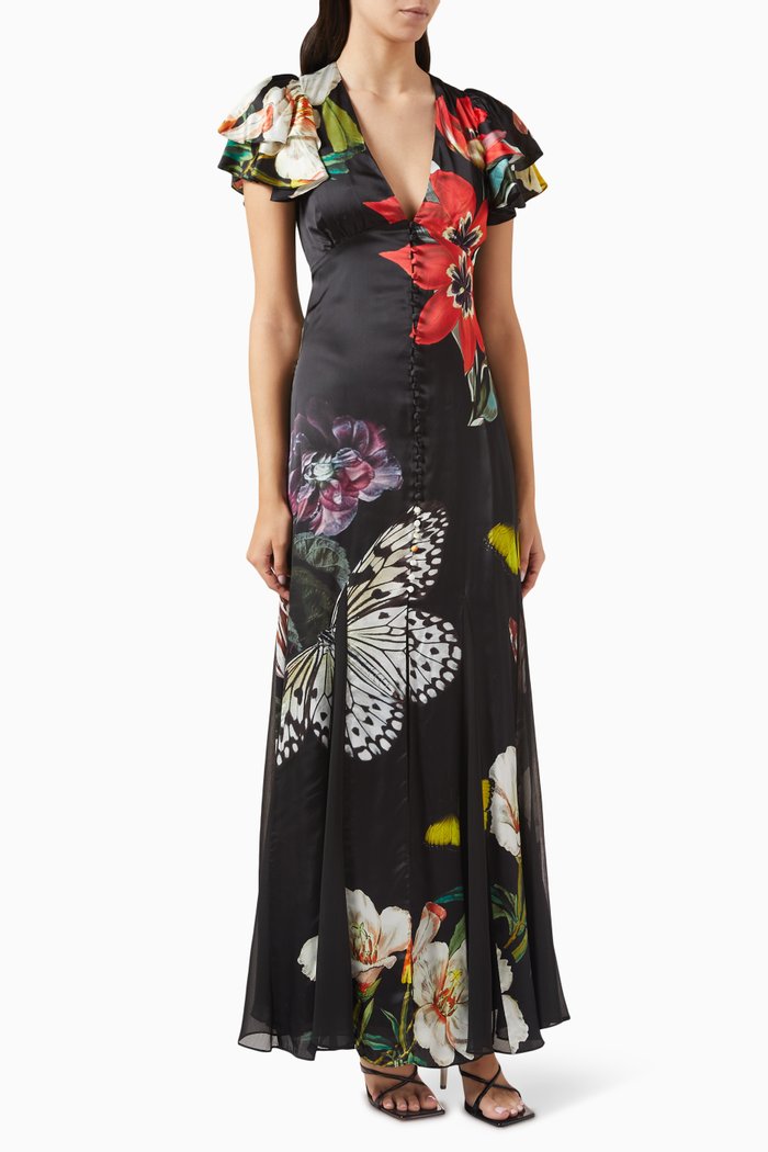 

Fara Printed Maxi Dress, Multicolour