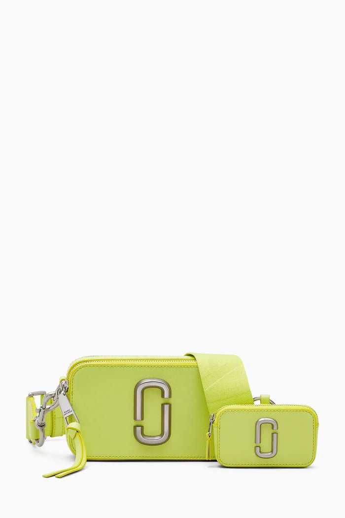 

The Utility Snapshot Crossbody Bag in Leather, Yellow