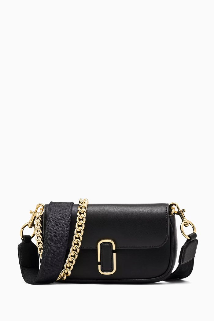 

The Mini J Marc Shoulder Bag in Leather, Black