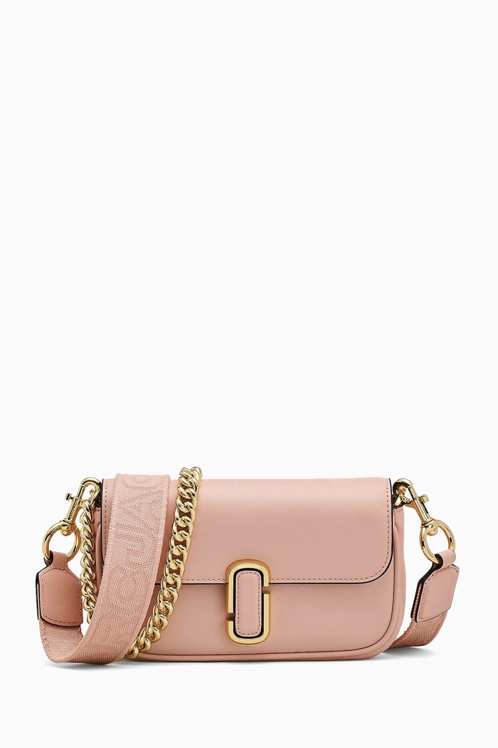 

The Mini J Marc Shoulder Bag in Leather, Pink