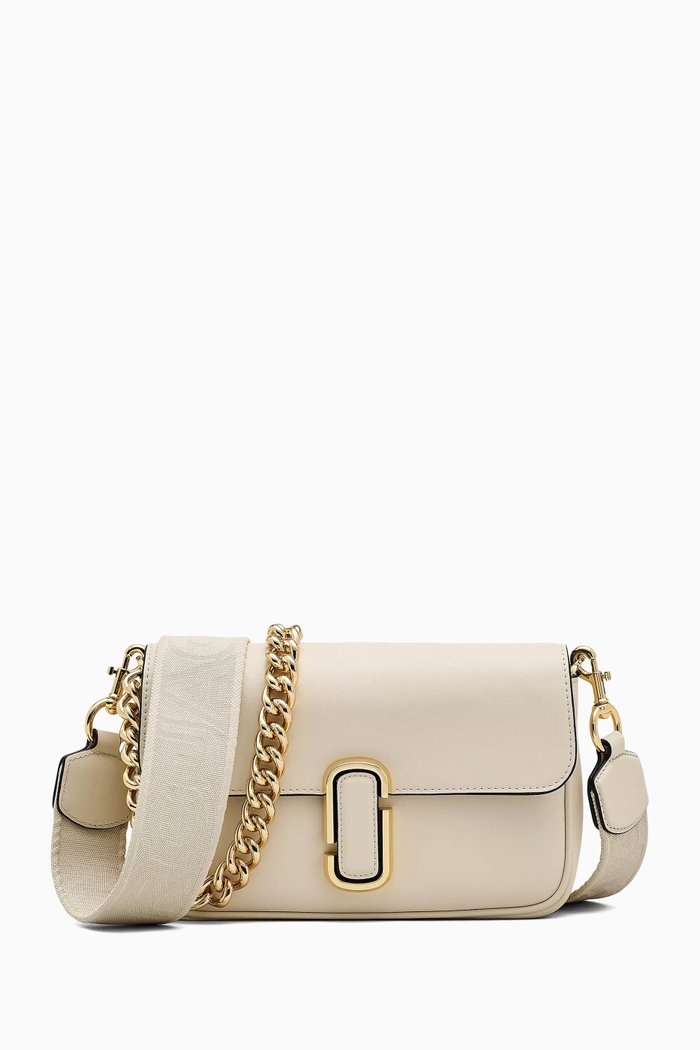 

The J Marc Shoulder Bag in Leather, White