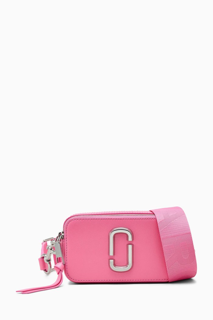 

The Snapshot Crossbody Bag in Leather, Pink