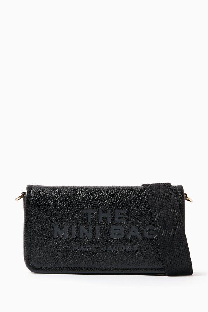 

The Mini Crossbody Bag in Leather, Black
