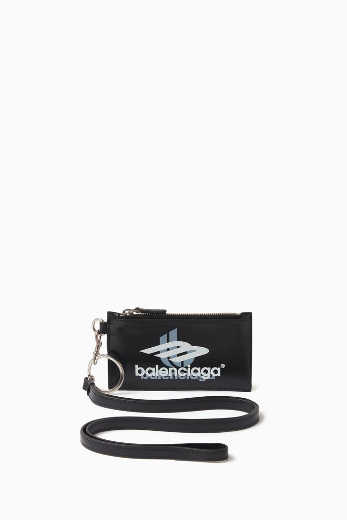 

Cash Card Case in Calf Leather, Black