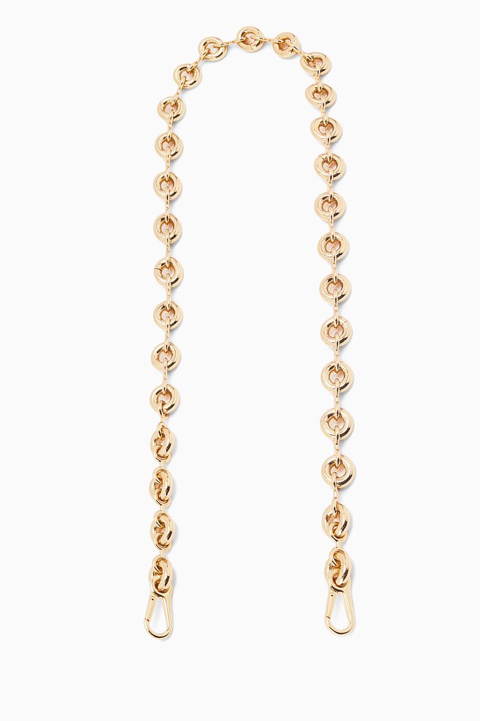 

Donut Chain Strap in Brass, Gold