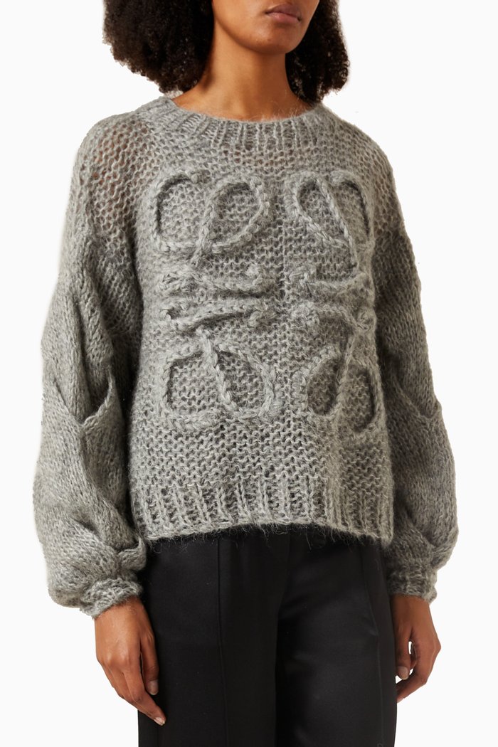 

Anagram Sweater in Mohair, Grey