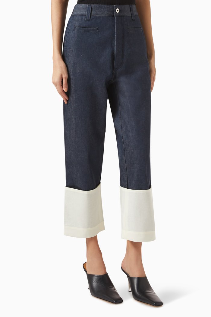 

Fisherman Jeans in Denim, Blue