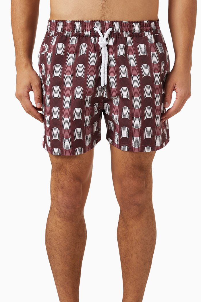 

Copa Selva Sport Swim Shorts in ECO Luna, Red